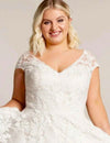 champetre robe de mariée femme ronde