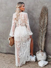 robe blanche bohème chic femme