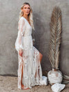 robe blanche bohème chic femme