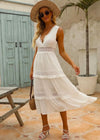Robe Blanche Champêtre Longue