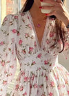 Robe Champêtre à Fleurs