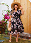 Robe Champetre Grande Taille Noir / XL