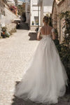Robe de marié bohème chic tulle