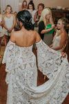 Robe de mariée fluide Bohème chic
