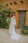 Robe de mariée fluide Bohème chic