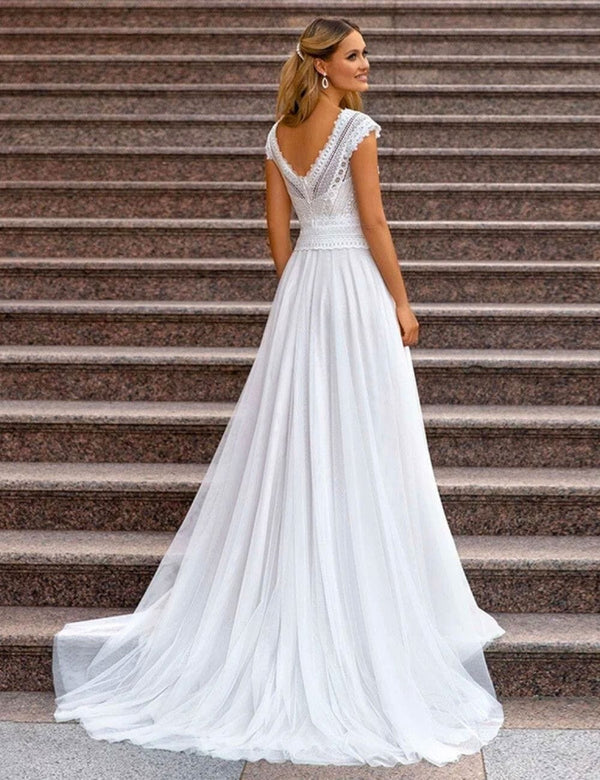 robe de mariée bohème chic pas cher