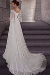 Robe de mariée bohème femme enceinte Blanc / Sur mesure