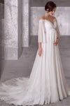 Robe de mariée bohème femme enceinte Blanc / Sur mesure