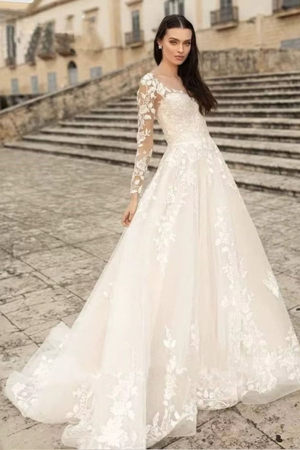Robe de mariée bohème longue Ivoire / Sur mesure
