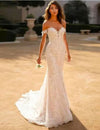 robe de mariée bustier bohème Blanc / Sur Mesure