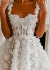 Robe de Mariée Champêtre Courte