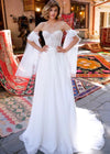 Robe de Mariée Champêtre Fleurie