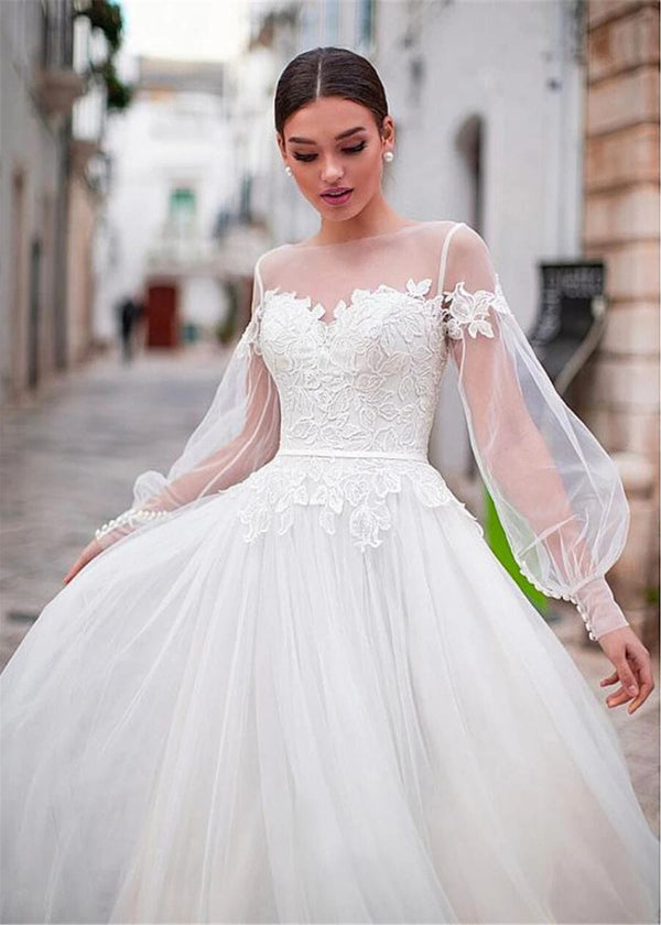 Robe de Mariée Champêtre vintage