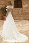Robe de mariée dos dentelle bohème