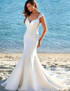 robe de mariée sirène boheme Blanc / Sur Mesure