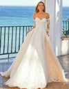 robe de mariée style boheme Blanc / Sur Mesure