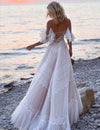 robe de mariée style empire boheme Blanc / Sur Mesure
