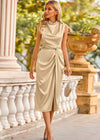 Robe Habillée Champêtre Champagne / S