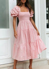 Tenue Guinguette Champêtre Rose / S