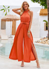 tenue mariage champetre femme pantalon brick red / XL