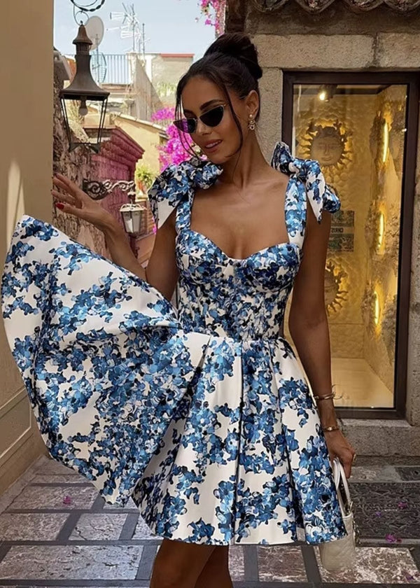 Tenue Romantique et Champêtre Bleu / S