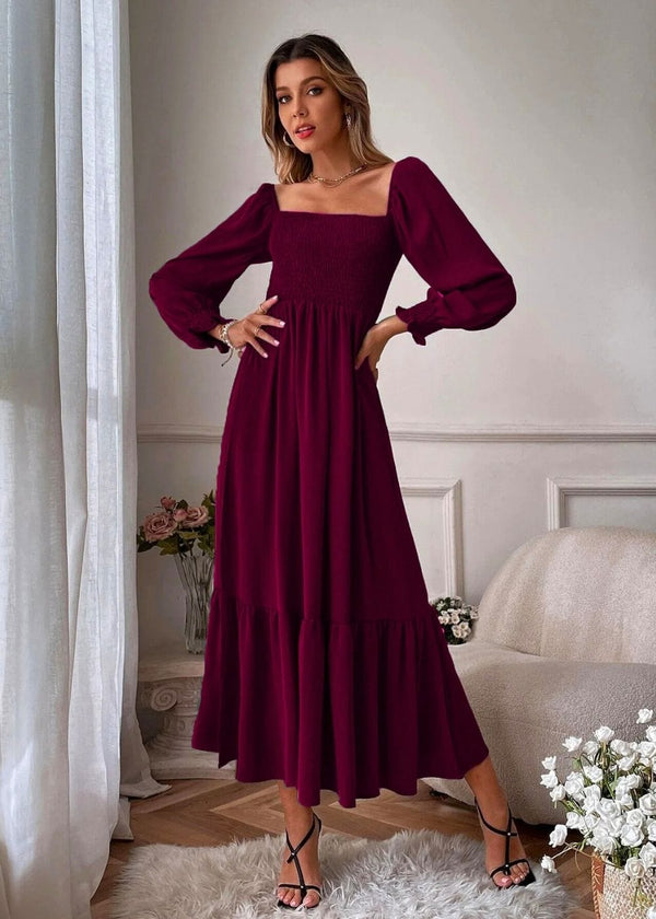 tenue style champetre femme Claret / S