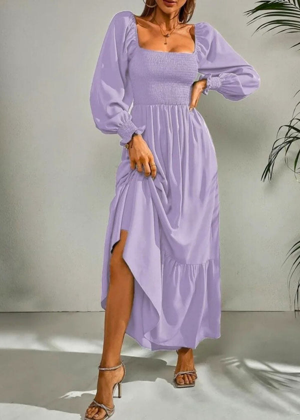 tenue style champetre femme Lavender / S