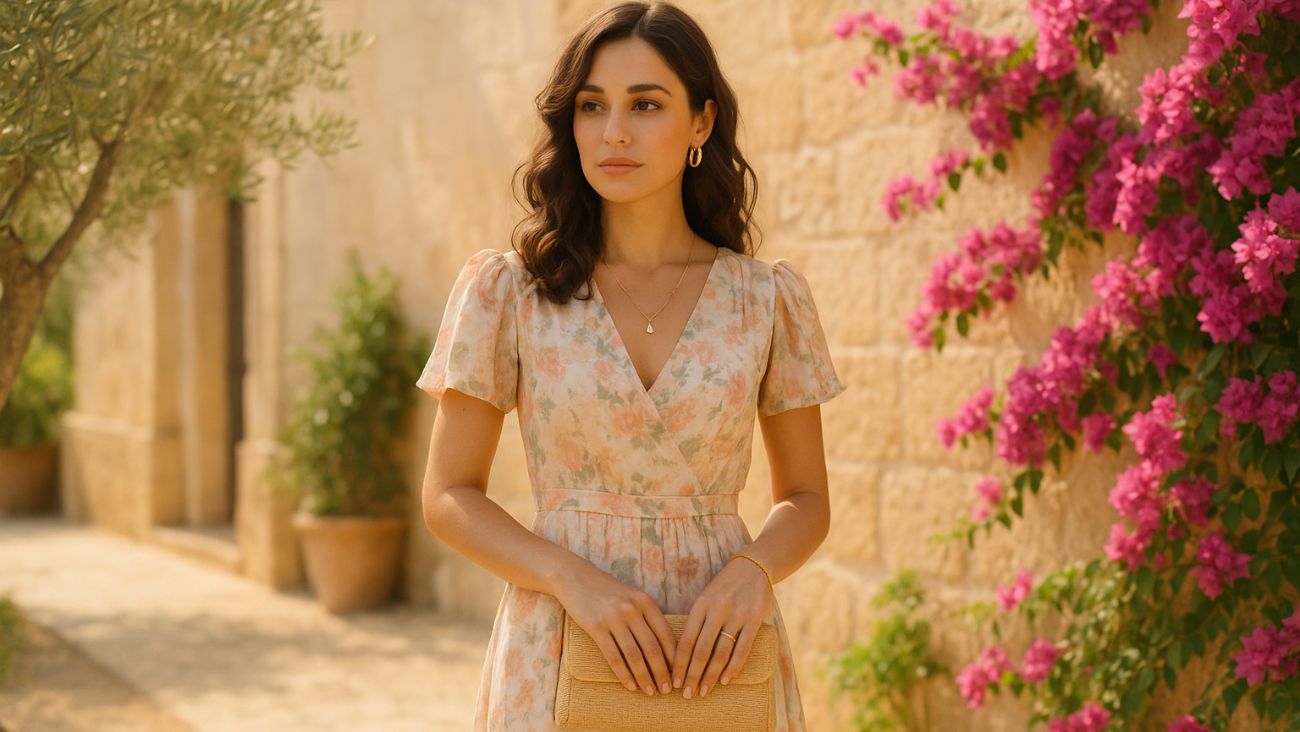 Comment accessoiriser une robe fleurie pour un mariage 