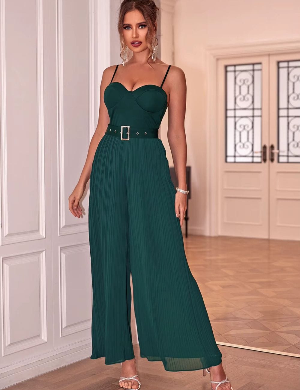 Combinaison Cocktail Champêtre Large Vert / XS