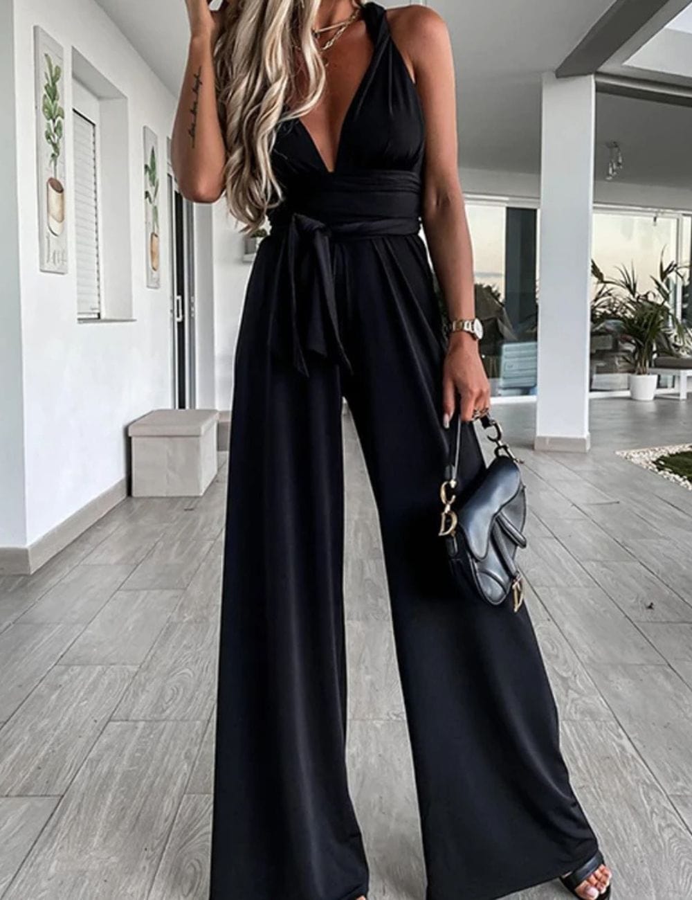 combinaison de soirée pour mariage champetre Black / L