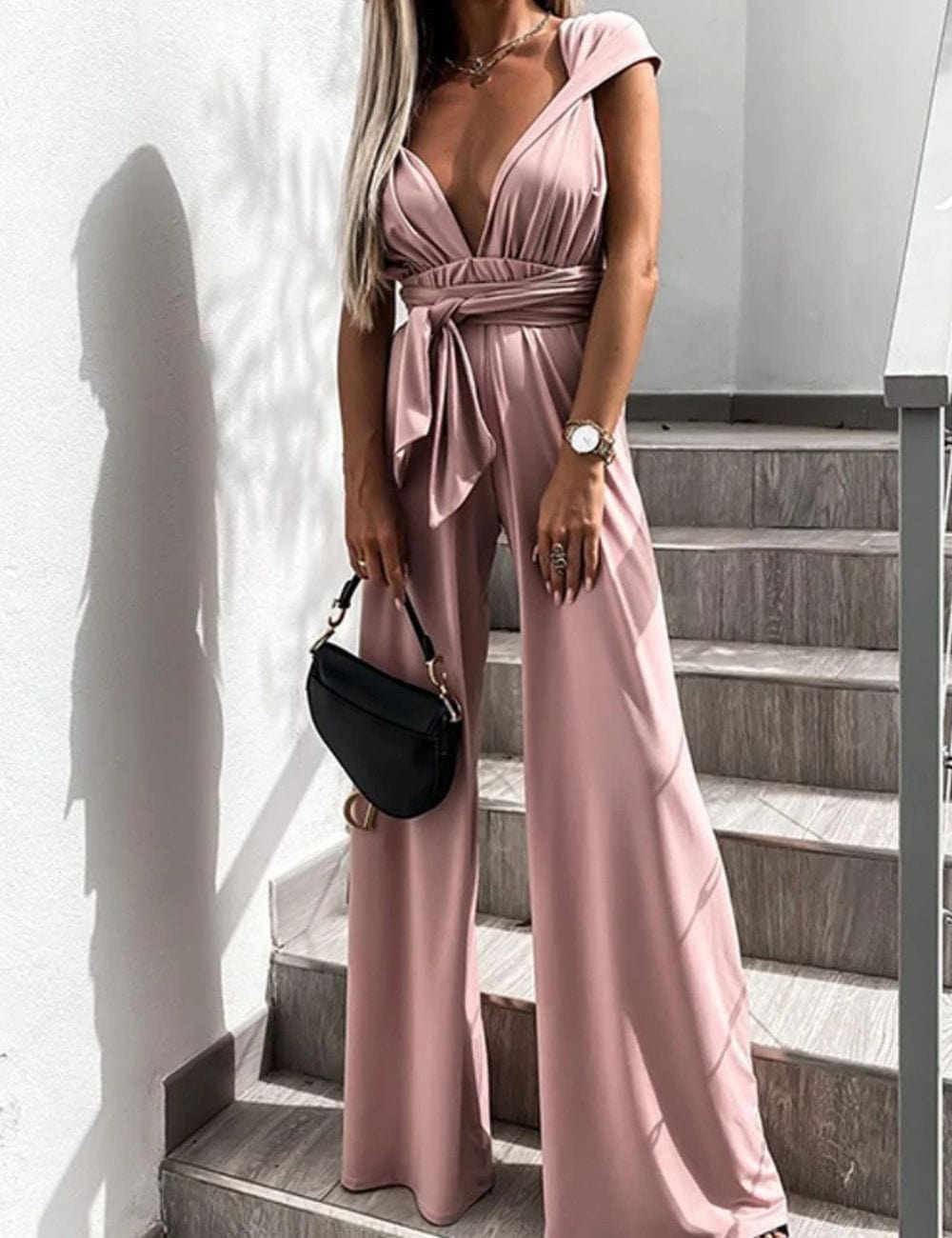 combinaison de soirée pour mariage champetre Pink / XXL