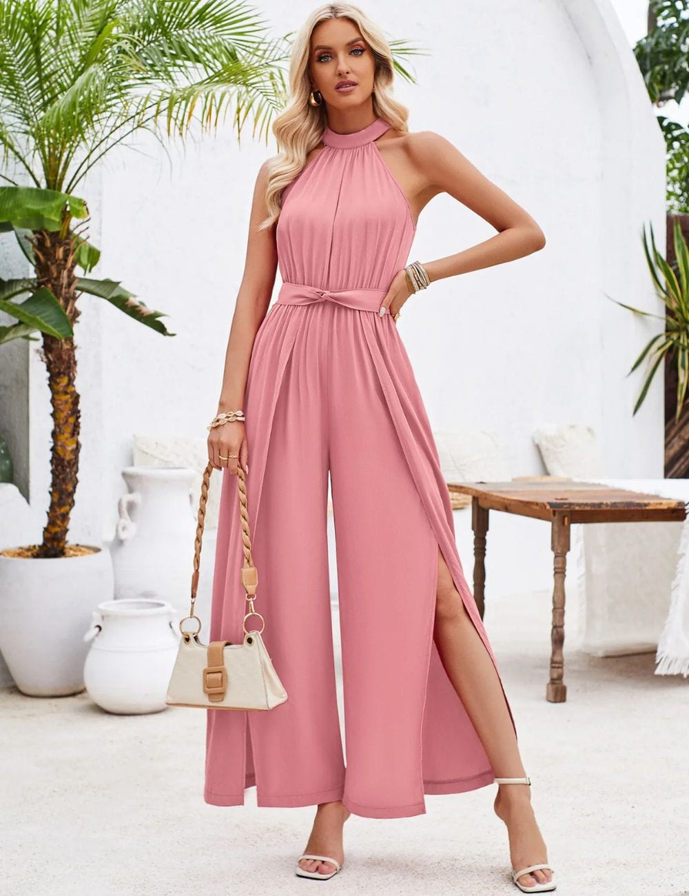 Combinaison Femme Champêtre Rose / S