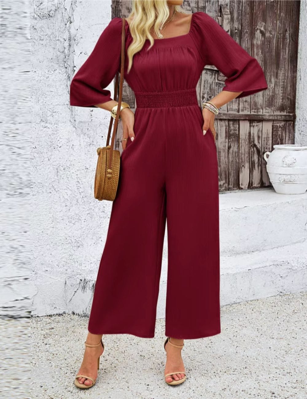 Combinaison Longue Femme Mariage Champêtre Bordeaux / S