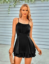 Combinaison Short Champêtre Chic Noir / S