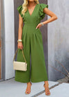 invitée tenue champetre femme pantalon Grass Green / M