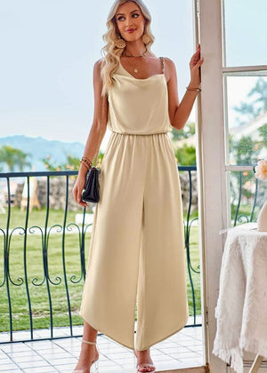 mariage champetre tenue champetre femme pantalon Beige / M