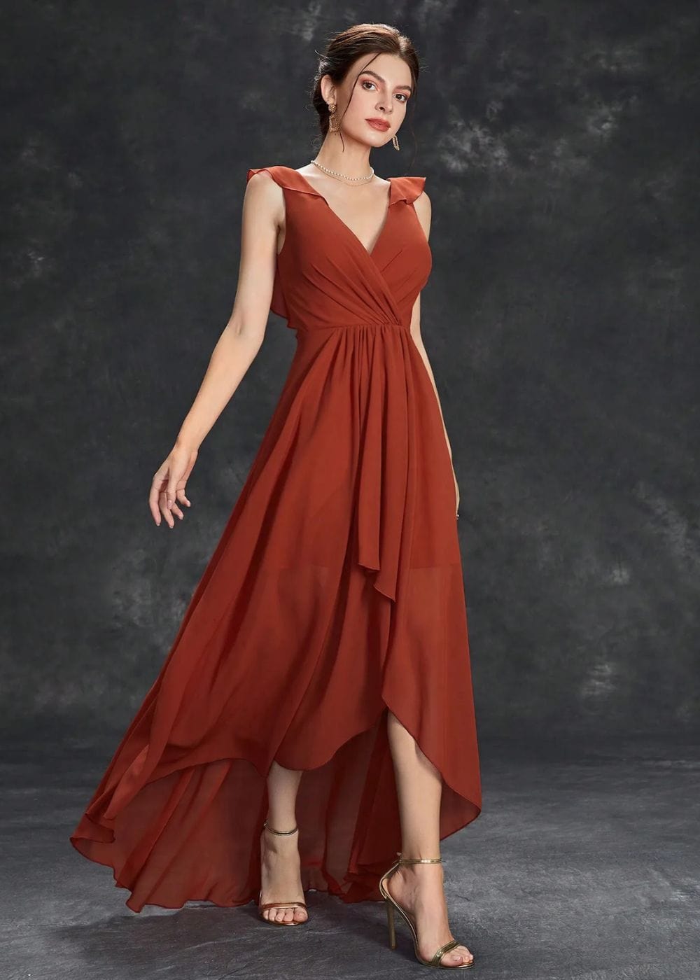 Robe Asymétrique Mariage Champêtre
