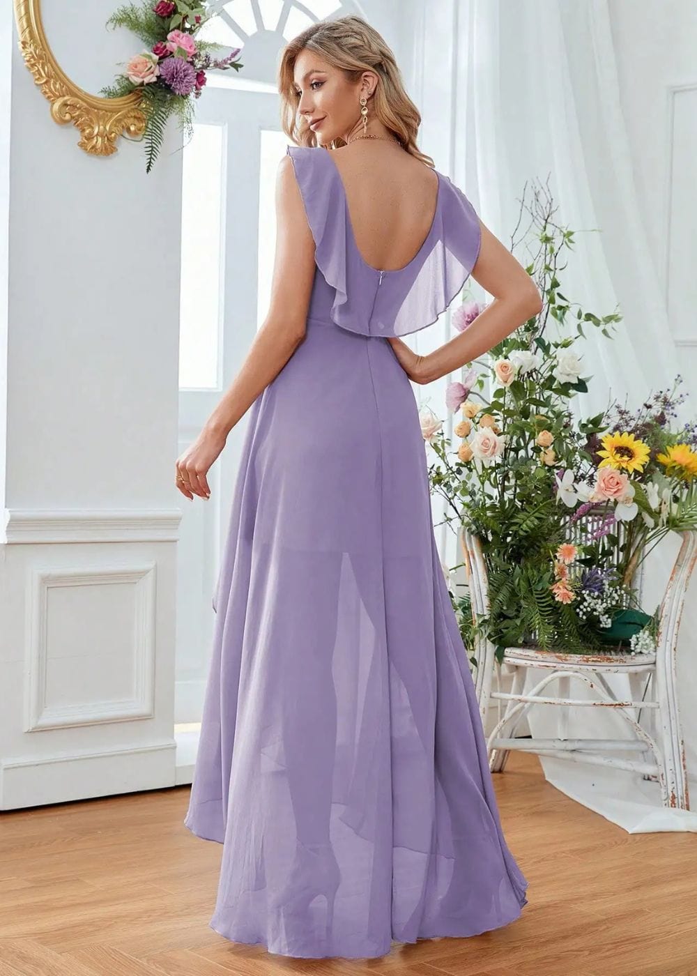 Robe Asymétrique Mariage Champêtre