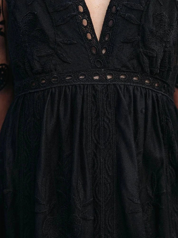 robe blanche bohème chic femme