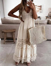 Robe bohème chic beige Beige / S