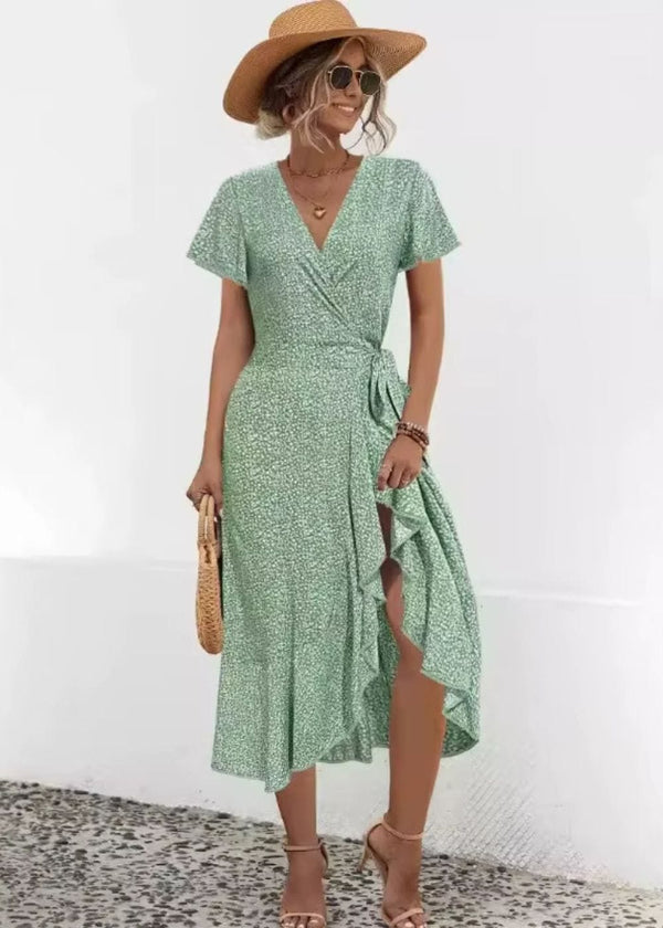 Robe Cérémonie Thème Champêtre Vert / S