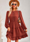 Robe Champêtre Automne Terracotta / S