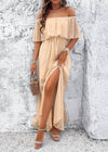 Robe Champêtre Beige