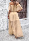 Robe Champêtre Beige