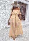 Robe Champêtre Beige
