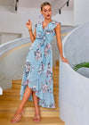 Robe Champêtre Bleu