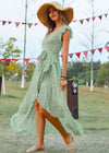Robe Champêtre Bleu Marine