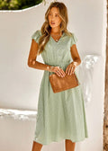 Robe Champêtre Chic Pastel Vert pastel / S