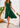 Robe Champêtre Femme Chic Vert / S