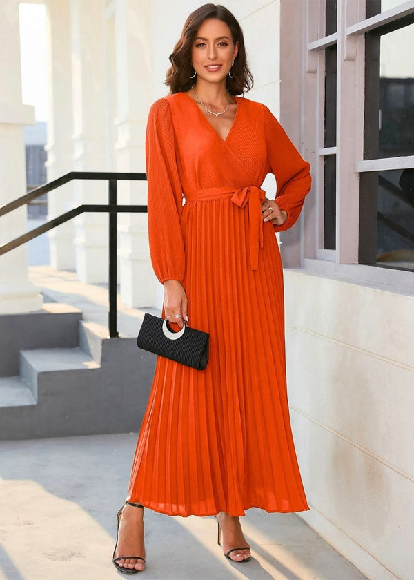 Robe Champêtre Hiver Orange / S